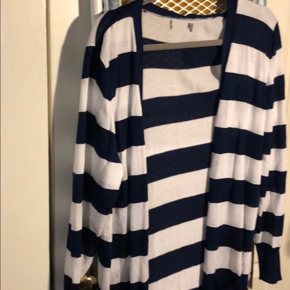 Vest striped white and blue size L - Picture 2 of 6